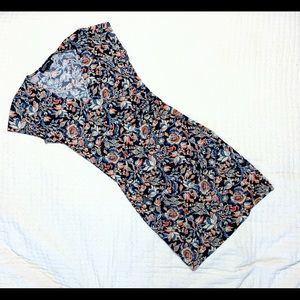 Jones New York Limited Floral Faux Wrap Dress (M)